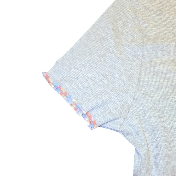 Vans Linear Mini Dress w/ Colorful Stripe Edge in Grey Size. Medium. - Picture 3 of 8